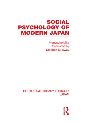 cover image of Social Psychology of Modern Japan